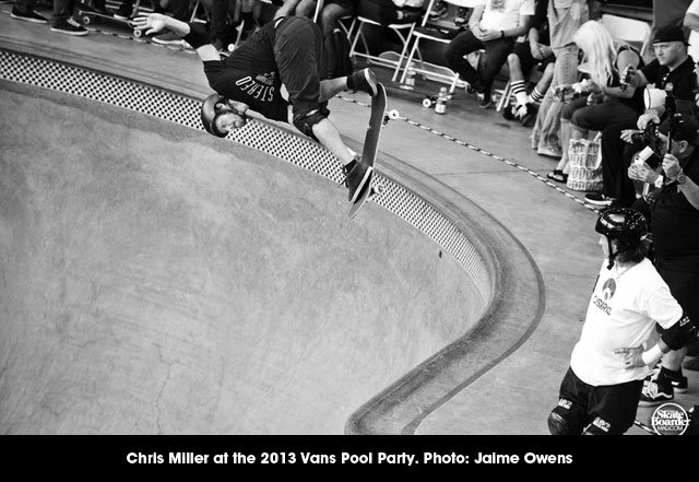 Chris Miller at the 2013 Vans Pool Party.